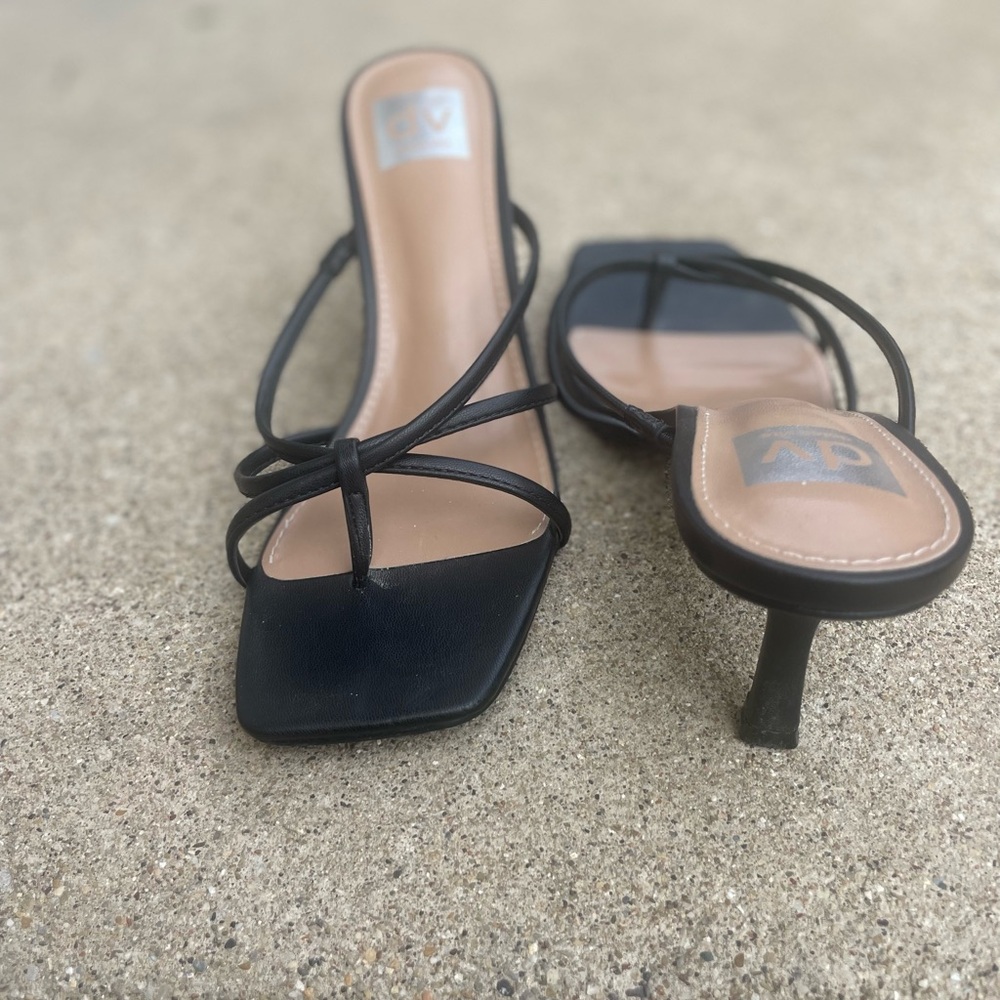 Dolce Vita Black Kitten Heels